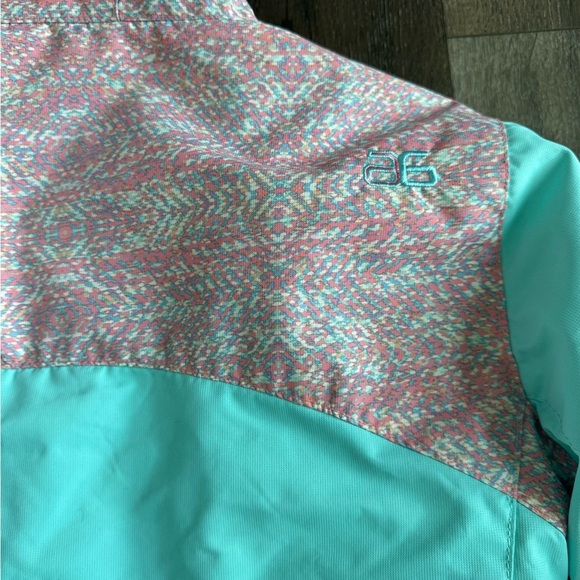 Arctix Winter Coat.  Girls size large.  Teal with pink details. - Picture 7 of 12